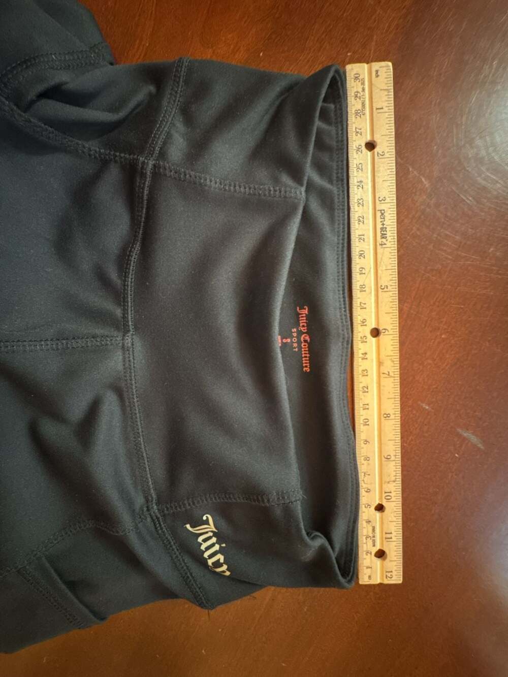 Juicy Couture Sport Leggings Size S Black Athletic Pants